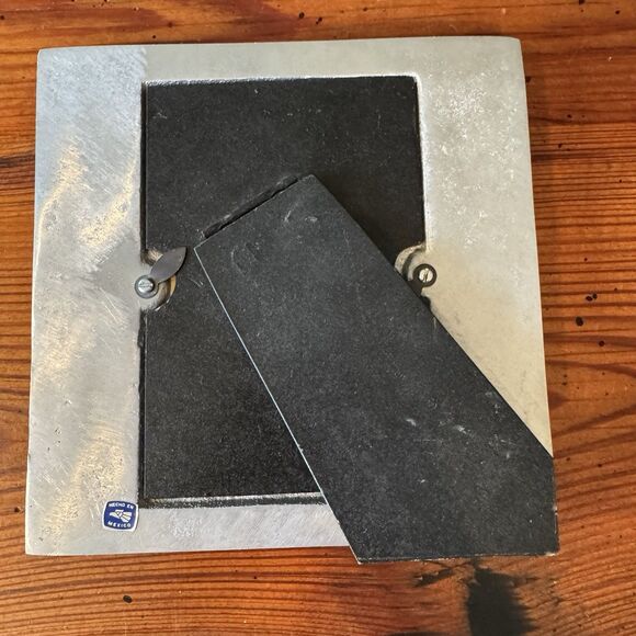 Beautiful Mexican Pewter Frame A Work Of Art To Showcase Your Art Opening 2”x2” - Picture 5 of 14